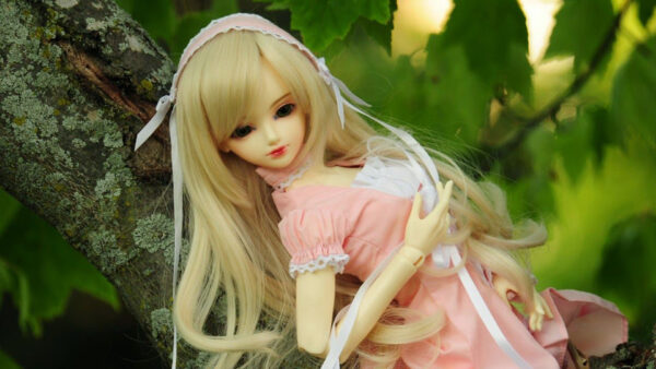 Wallpaper Barbie, Leaves, Cute, Background, Doll, Blur, Tree, Desktop, Branch, Green