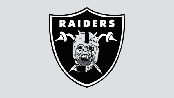 Wallpaper Gray, Logo, With, Raiders, Desktop, Background