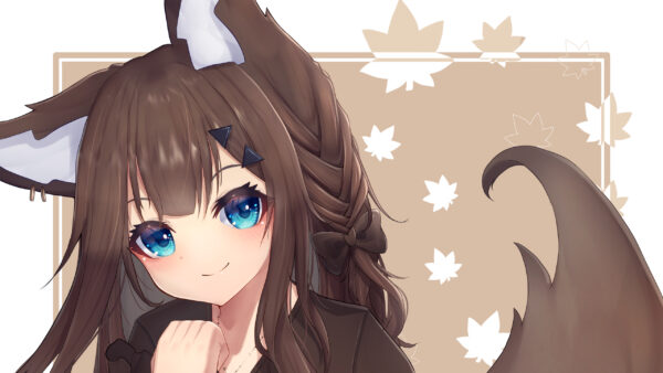 Wallpaper Eyes, Anime, Blue, Hair, Girl, Black