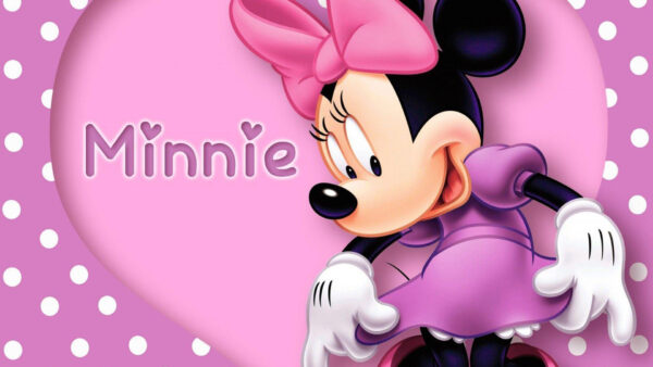 Wallpaper Purple, Mouse, Dress, Desktop, Minnie, With