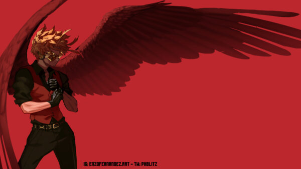 Wallpaper Keigo’s, Hero, Academia, Quirk, Hawks, Wings
