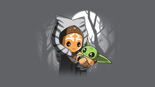 Wallpaper Tano, Ahsoka, Grogu, Mandalorian, Baby, The, Yoda