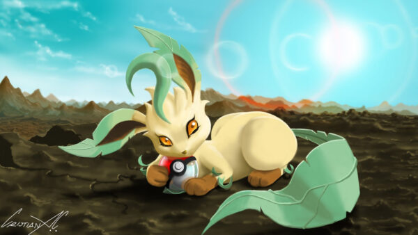 Wallpaper Desktop, Pokemon, Leafeon