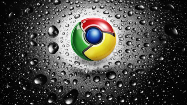 Wallpaper Water, Google, Drops, Chrome, Background