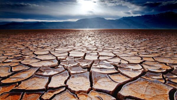 Wallpaper White, View, Sunlight, Mountains, Desert, Under, Clouds, Nature, Black, Landscape, Sky