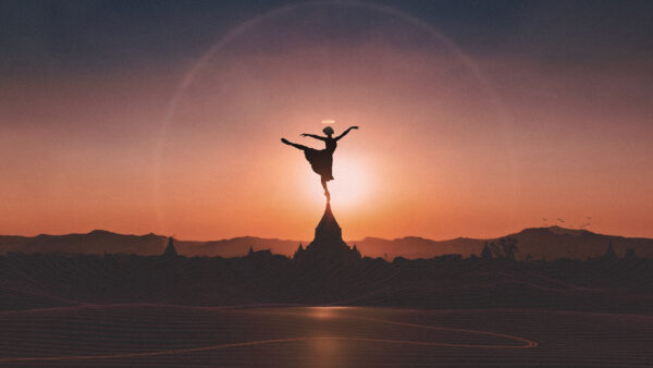 Wallpaper Ballet, Sunset, Dancer