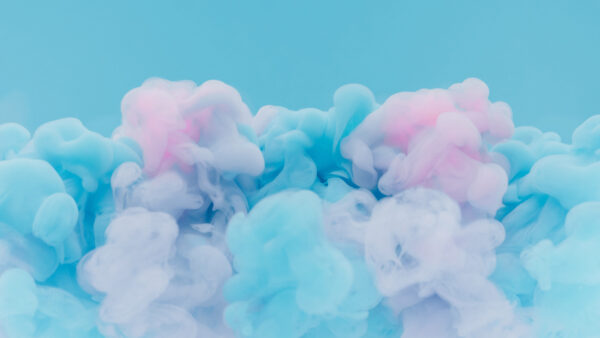 Wallpaper Light, Smoke, Abstract, Plain, Desktop, Blue, Background, Pink, Mobile