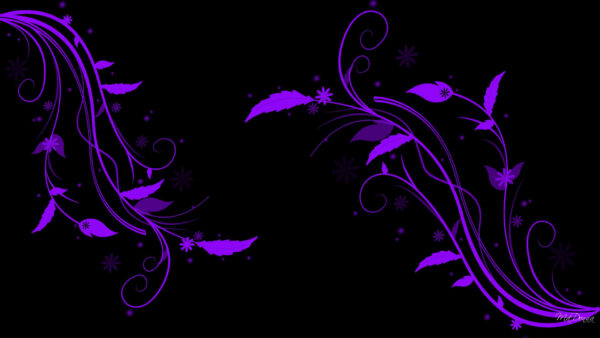 Wallpaper Desktop, Design, Background, Purple, Leaf, Black