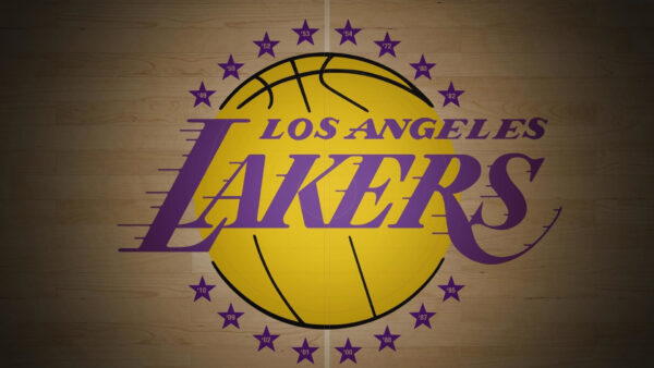 Wallpaper Brown, Background, Desktop, Basketball, Logo, Light, Lakers, Sports