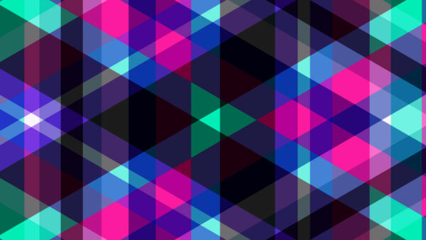 Wallpaper Abstract, Black, Geometry, Desktop, Green, Pink