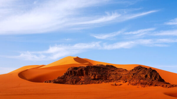 Wallpaper Sahara, Sand, African, Africa, Rock, Dune, Desert, Algeria