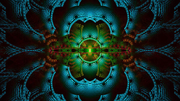 Wallpaper Abstract, Fractal, Pattern, Colorful, Desktop, Glow, Mobile, Abstraction
