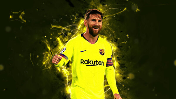 Wallpaper Wearing, Lionel, Messi, Dress, Desktop, Yellow, Sports
