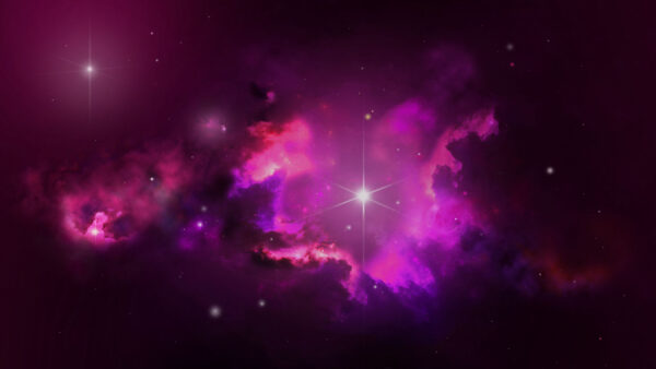Wallpaper Purple, Glow, Pink, Light, Dark, Galaxy, Background, Space