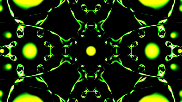 Wallpaper Pattern, Black, Desktop, Yellow, Trippy, Green, Shapes, Mobile, Art, Fractal