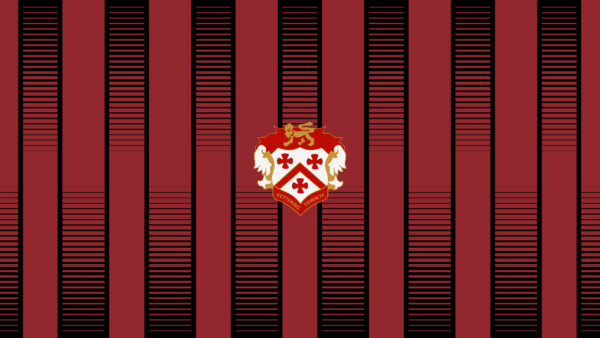 Wallpaper Soccer, Lines, Emblem, Town, Kettering, Red, Logo, Black, Background