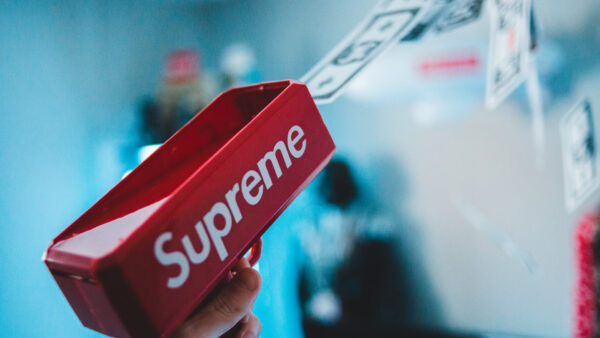 Wallpaper Logo, Supreme, Red, Box