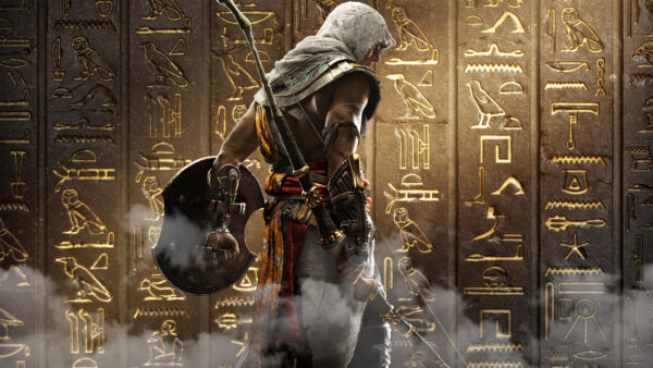 Wallpaper Assassins, Origins, Creed, Hieroglyphs