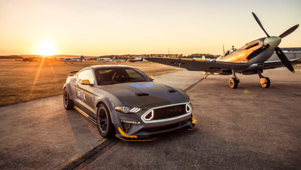 Wallpaper Eagle, Ford, Mustang, 2018, Squadron