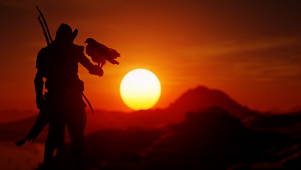 Wallpaper Sunset, Origins, Assassin’s, Creed