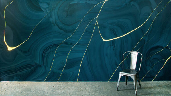 Wallpaper Blue, Marble, Chair, Background, Desktop