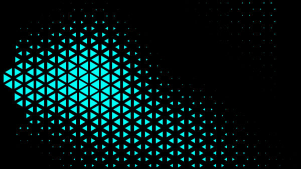 Wallpaper Black, Triangles, Mobile, Shapes, Blue, Abstract, Desktop, Background
