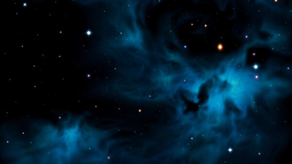 Wallpaper Stars, And, Orange, Sky, Desktop, Black, Fire, Clouds, Space, Blue, Light