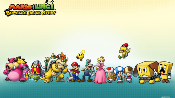 Wallpaper Mario, Peach, Luigi, Games, Princess, Bowser