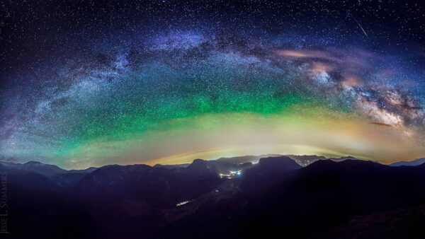 Wallpaper Sky, Desktop, And, Lighting, Under, Mountains, Stars, Space