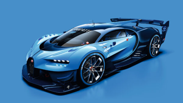 Wallpaper Vision, Blue, Car, Turismo, Concept, Sport, Supercar, Cars, Gran, Bugatti