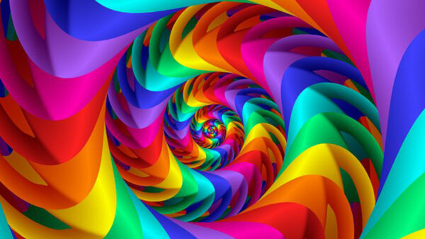 Wallpaper Spiral, Pattern, Colorful, Lines, Trippy, Shapes