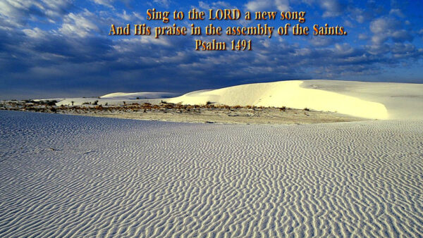 Wallpaper The, Assembly, Song, Saints, Praise, Lord, And, New, Bible, Verse, His, Sing