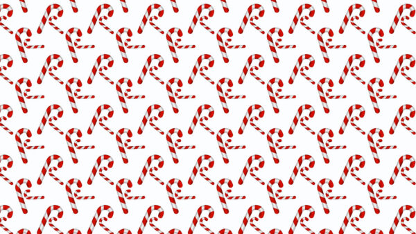 Wallpaper Candy, White, Desktop, Cane, Canes, Red, Background