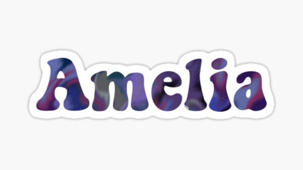 Wallpaper Word, White, Amelia, Purple, Background