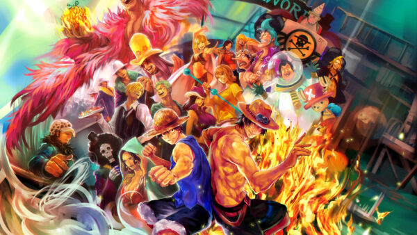 Wallpaper Piece, Crews, Luffy, Desktop, Anime