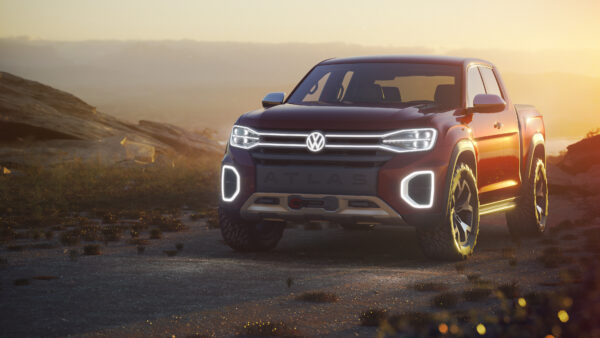 Wallpaper Volkswagen, Tanoak, Atlas, 2018, Pickup, Truck, Concept