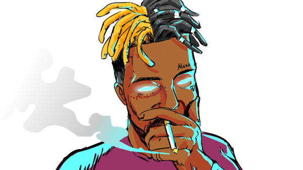 Wallpaper Hair, White, Yellow, Background, Desktop, XXXTentacion, Celebrities, Grey