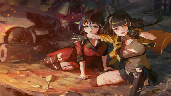 Wallpaper Girls, Games, RO635, Desktop, Frontline