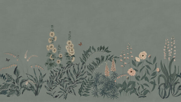 Wallpaper Butterflies, Plants, Sage, Flowers, Green