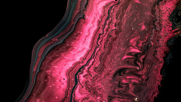 Wallpaper Abstraction, Desktop, Pink, Abstract, Black, Mixed, Paint, Mobile, Stains