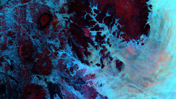 Wallpaper Paint, Dark, Stains, Abstract, Desktop, Mixed, Maroon, Blue, Abstraction, Mobile