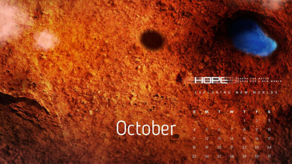 Wallpaper Background, Desktop, October, Calendar, Space, Galaxy