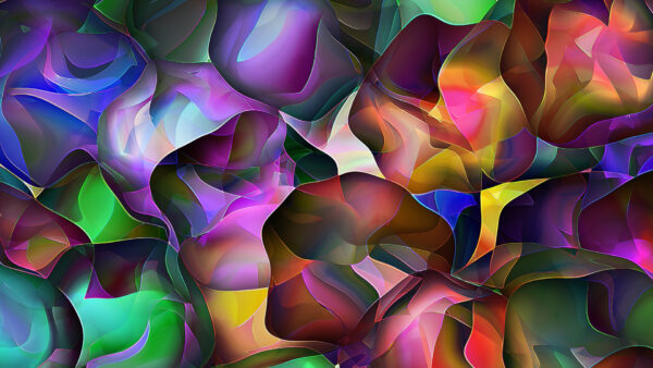 Wallpaper Fractal, Shapes, Colorful, Desktop, Trippy