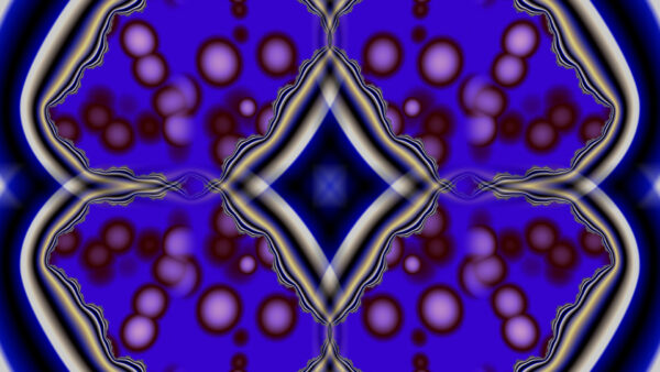 Wallpaper Blue, Art, Trippy, Fractal