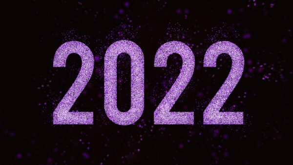 Wallpaper 2022, Glitter, Purple, Light, Background, Black