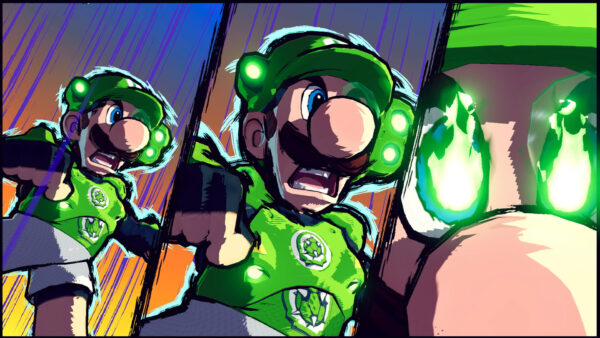 Wallpaper Strikers, Luigi, Mario, Battle, League