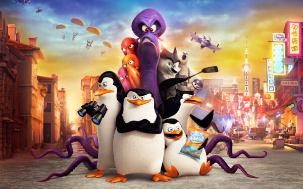 Wallpaper Movie, Madagascar, Penguins