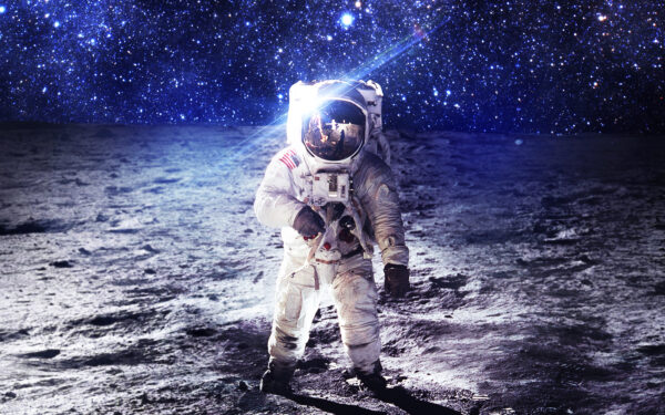 Wallpaper Astronaut, NASA, Moon