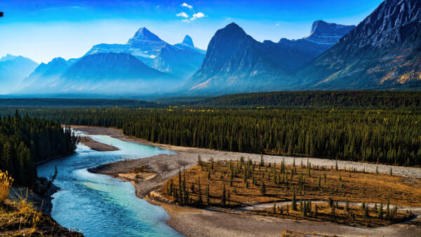 Wallpaper River, Mobile, Scenic, Nature, Mountain, Forest, Desktop, Landscape