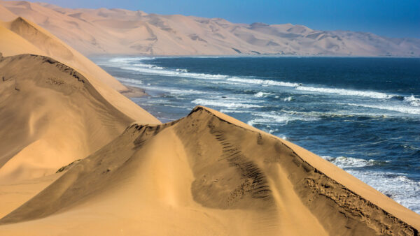 Wallpaper Desktop, Landscape, Nature, Dune, Sand, Namibia, Desert, Ocean